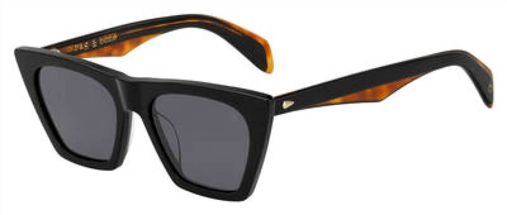NEW RAG & BONE women's rnb1025/s cat eye sunglasses in black